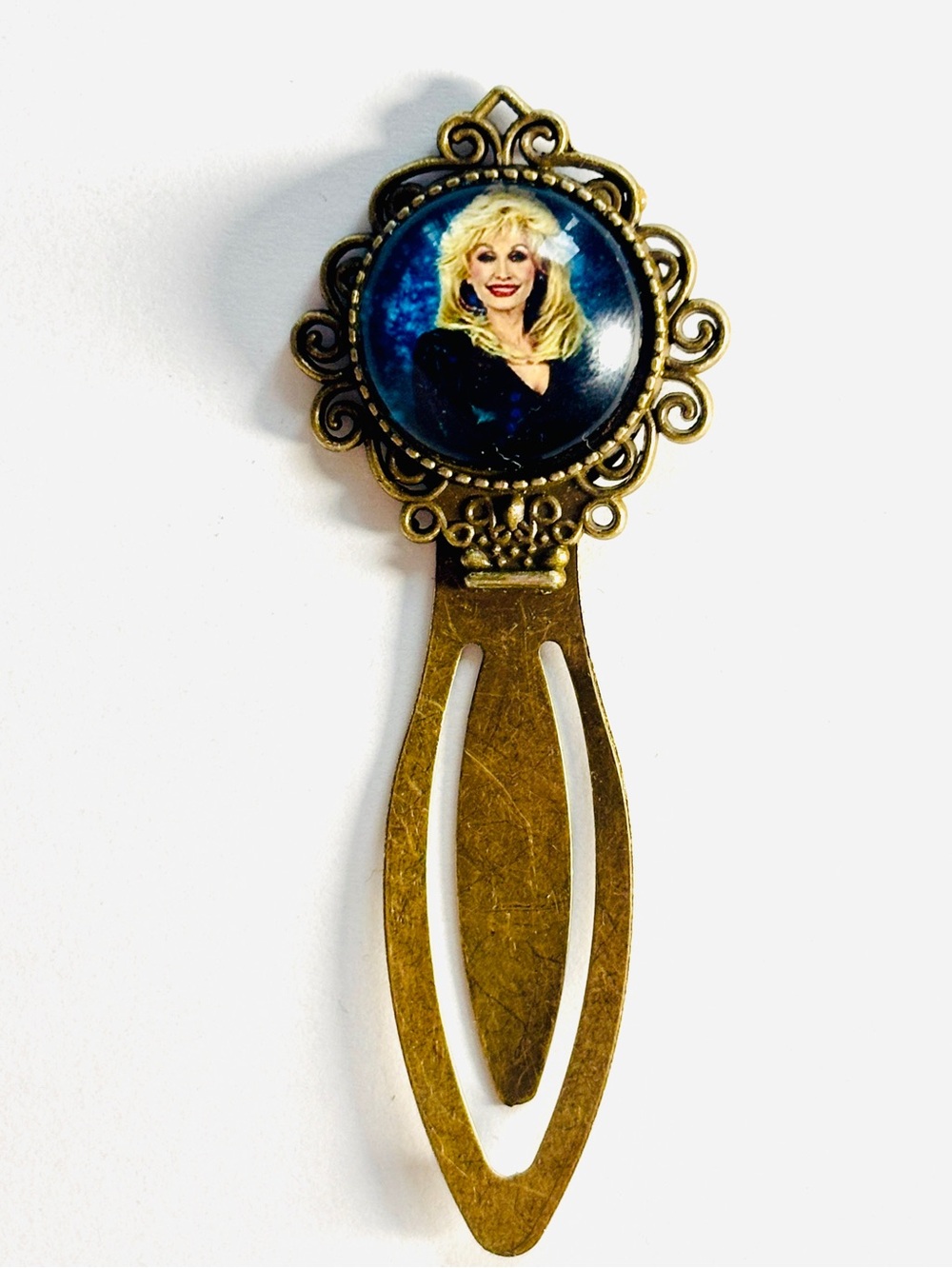 Dolly Parton Retro Style Metal Bookmark, Handmade, NWT